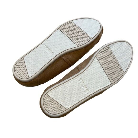 TOMS NIB Womens Seasonal Classic Wool/Faux Shearling Lined Slip On Toffee Size 7 - Picture 9 of 11
